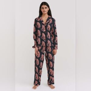 Desmond & Dempsey Tiger Pajama Set